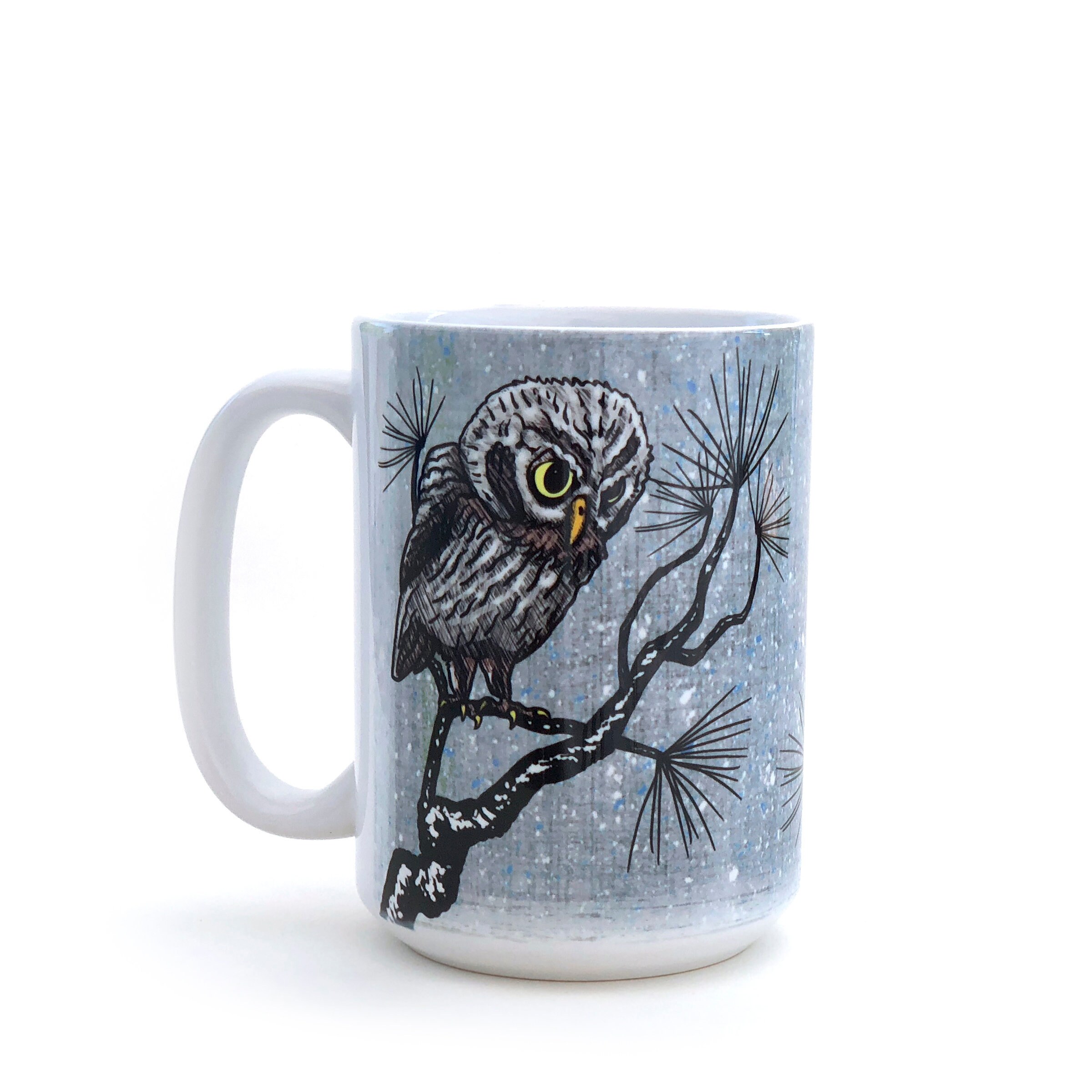 Owl Double Sided Coffee Mug - 904 Custom