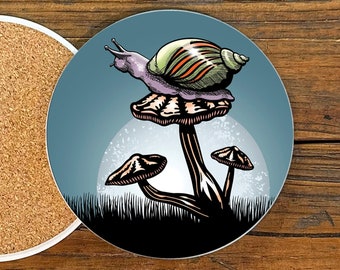 Mushroom Drink Coaster