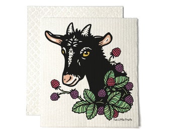 Goat Swedish Dishcloth