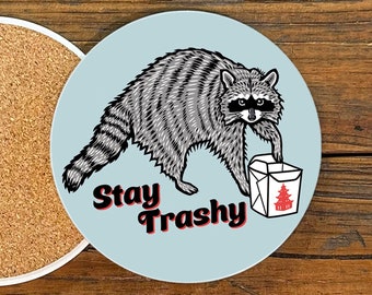 Raccoon Drink Coaster