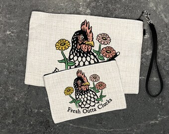 Chicken Zipper Pouch