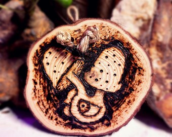 Mini Mushroom Monsters Pyrography - Collection 4 BellBoy