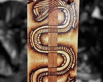 Cutting Board Art  - "Ivar the Eyeless" Woodburn Pyrography