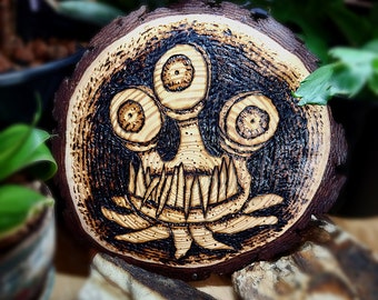 Creepy Creature Pyrography - Carrion