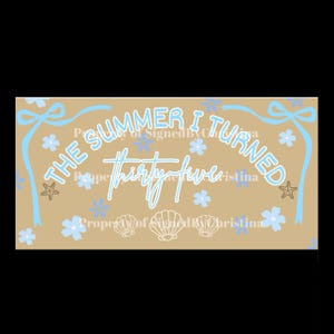 Painted Banner- The Summer I turned…