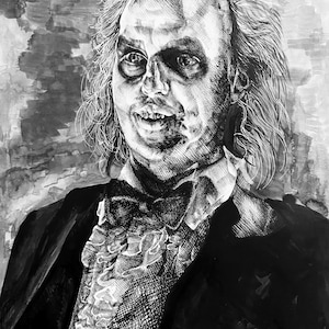 Beetlejuice Drawing Print