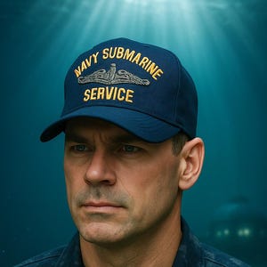 Embroidered Navy Submarine Hat – Military Honor Cap, Veteran Gift-FREE SHIPPING