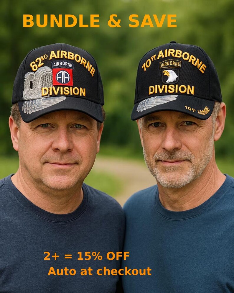 Airborne Graduation Cap Design 82nd or 101st Airborne Division Veteran Cap – Military Tribute Hat- - Etsy