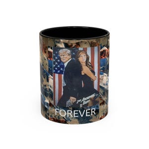 Gift Idea--TRUMP-Coffee Mug, Beautiful Collector Limited Addition Melania Patriotic 2nd Amendment President, Patriotic Mug