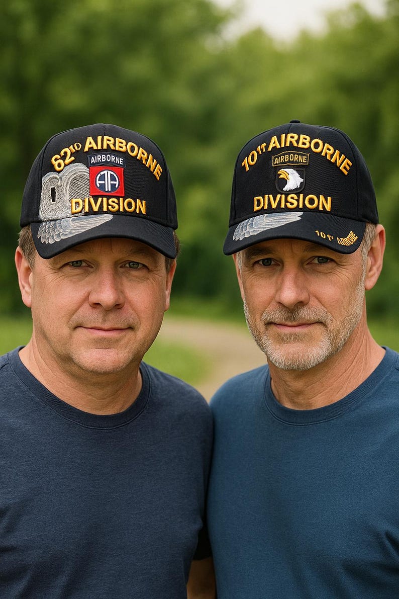 Embroidered 101st/82nd Airborne Hat – U.S. Army Veteran Cap Fast ...