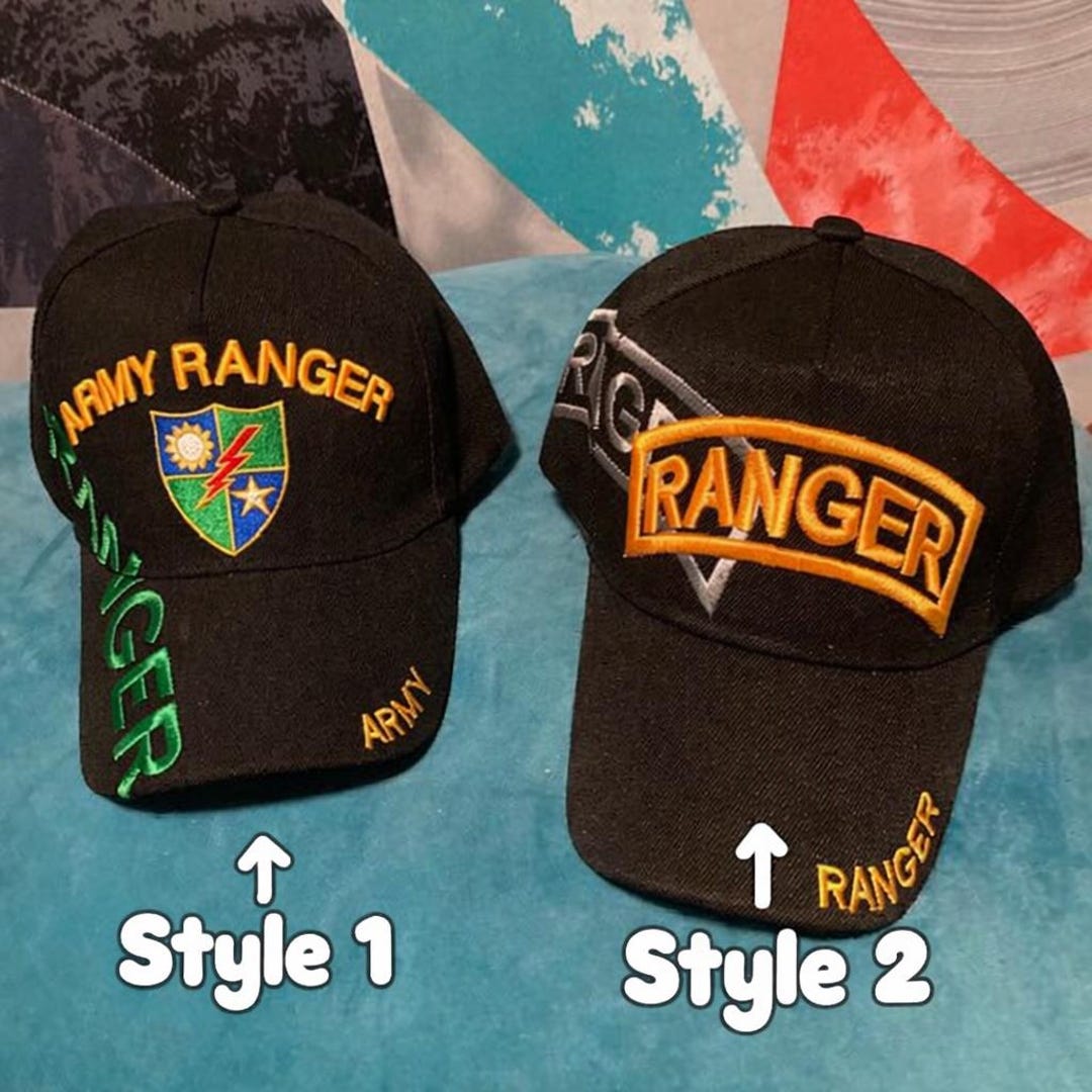 Army Ranger Tactical Military Hat | Embroidered Veteran Baseball Cap ...