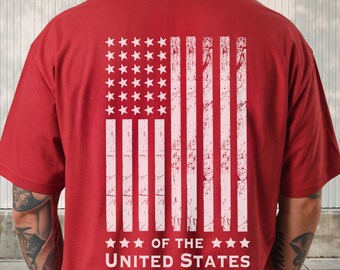 Of The United States Shirt, Patriotic Men Shirt, Patriotic Back Shirt, American Flag Back Shirt, Memorial Day Shirt,Army Shirt,Veteran Shirt