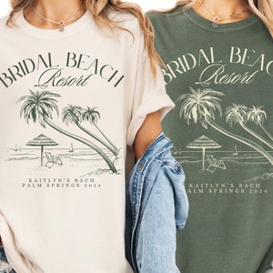 Custom Bachelorette Shirt, Custom Tulum Bach Shirt, Miami Bachelorette Shirts, Cancun Bachelorette Tshirts, Bridal Beach Bachelorette Shirts