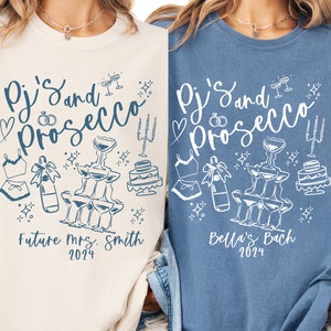 Pj&#39;s and Prosecco, Pj&#39;s and Prosecco Shirts, Girls Gone Mild, Pj&#39;s and Prosecco Bach, Girls Gone Mild Bachelorette, Girls Night In Shirt