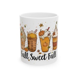 Autumn-Inspired Ceramic Mug, Fall Coffee Cup, Seasonal Drinkware, Cozy Home Decor, Gift for Fall Lovers, Autumn Vibe, Hot Beverage Mug