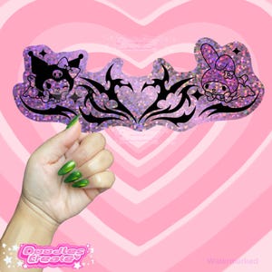 Y2k Tramp Stamp Glitter tribal  Decal STICKER