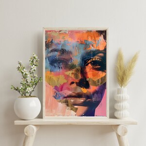 An abstract artwork /Wall Art / Ai Art / Digital download / Digital printable.