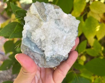 Stunning Zeolite with Blue Calcedony