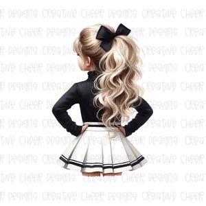 Arte de pared de porristas imprimible, impresiones artísticas de porristas, regalo de porristas para porristas, decoración de dormitorio de niña pequeña, porristas de acuarela