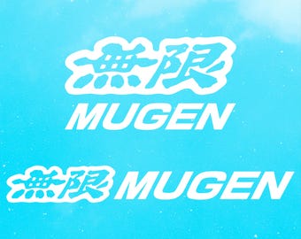 Mugen JDM HONDA Motorsports Autoaufkleber • Vinyl Aufkleber Transfer