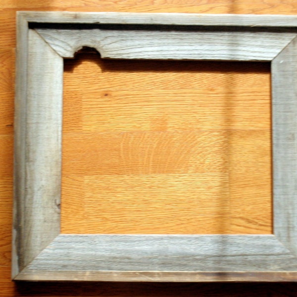 Handmade Recycled Barn Wood Picture Frame