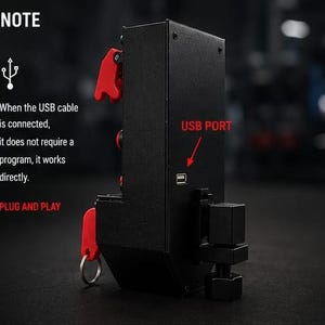 Simracing Button Box – 14 Function Switch, USB PC Sim Control for Flight/Racing Simulators image 6