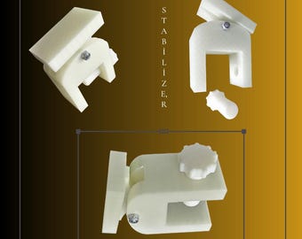 Utrustning, knapplåda, hårdvarustabilisator, 3D-stabilisatormodell, 3D-stabilisatormodell, anslutningshink, 3D-modell