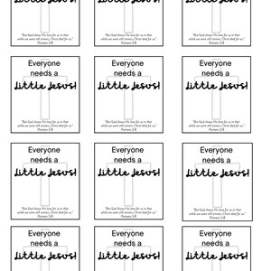 Everyone Needs a Little Jesus Printable - Etsy