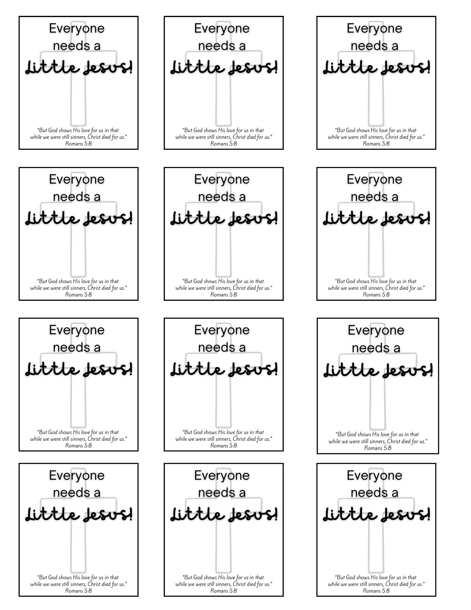 Everyone Needs a Little Jesus Printable Etsy Everyone Needs a Little Jesus Printable Etsy
