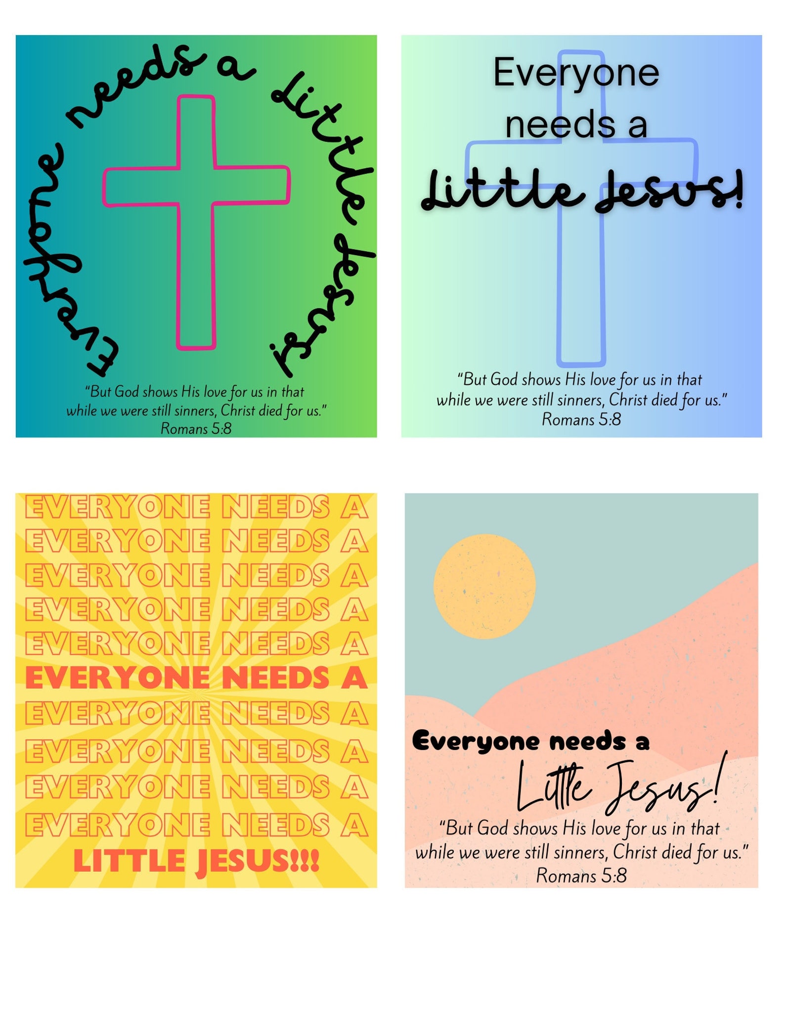 Everyone Needs a Little Jesus Printable Etsy Everyone Needs a Little Jesus Printable Etsy