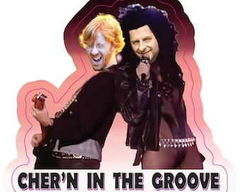 Trey and Mike Cher'n In The Groove Sticker - Phish/Cher!