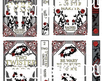 Modello di copertina per il libro "Una finestra oscura, due corone contorte" (download digitale)