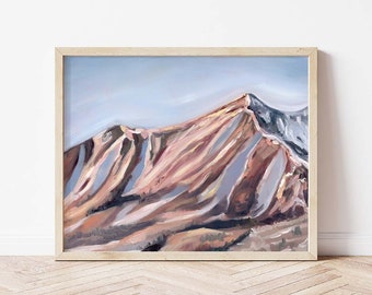 Telluride Light Landscape Print | Abstract Landscape | Fine Art Print Mountain| Horizontal Print | Landscape Painting | Wall Art