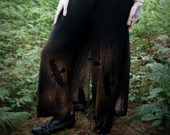 Murder of Crows Palazzo Pants