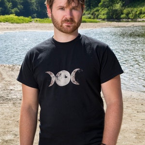 Dreifach Mond Phase Hexe T Shirt