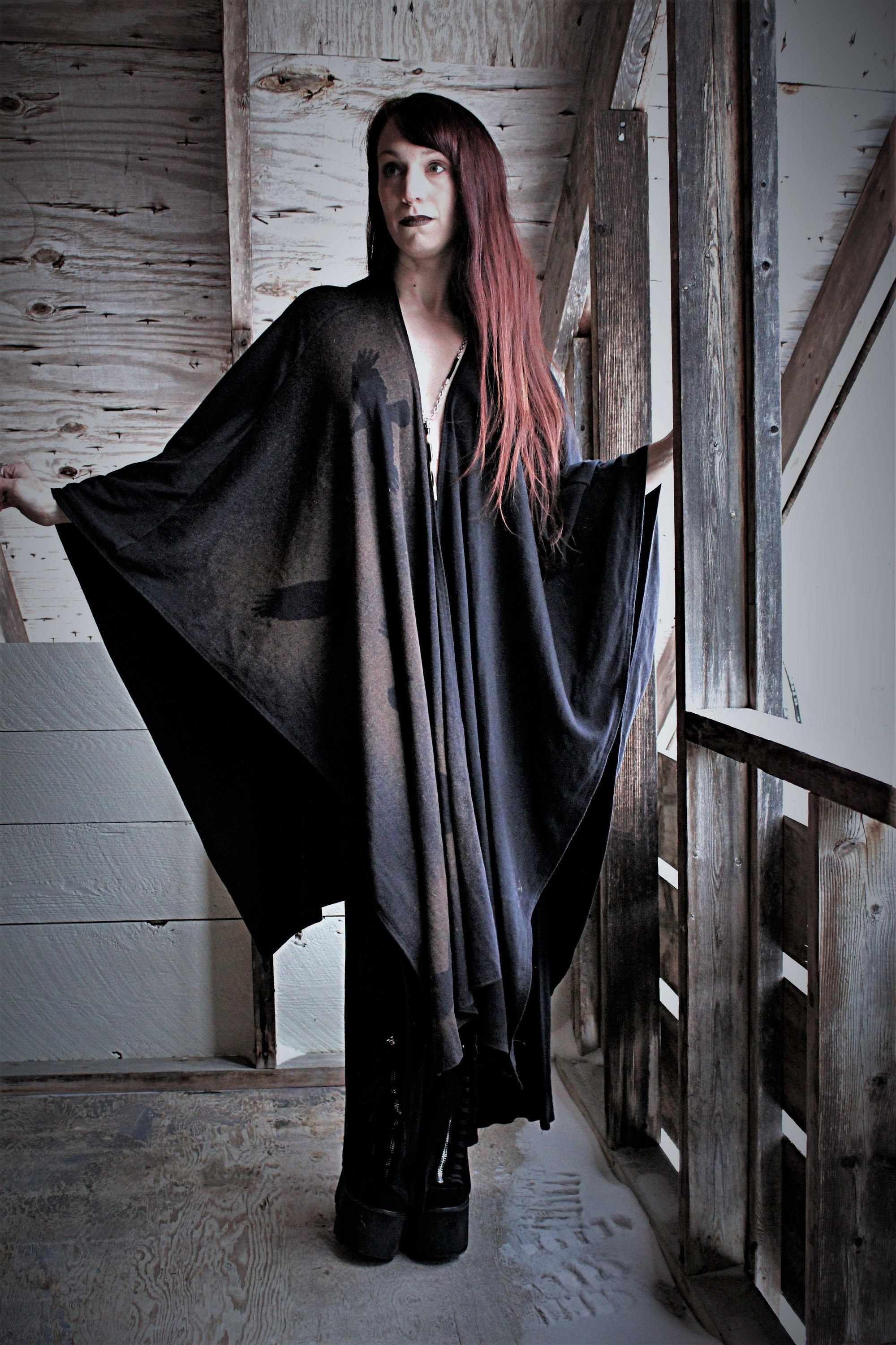 Black Gothic Robe 
