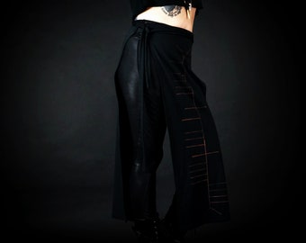 Scathach Ogham Stained Panel Skirt Loincloth