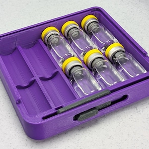 3ml Peptide Storage, Peptide Vial Storage, Peptide Vial Box, Peptide Vial Case, Peptide Vial Organizer, Vial Organizer, Vial Holder