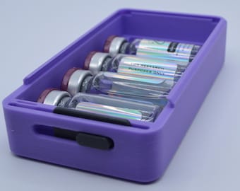 10ml Peptide Storage, Peptide Vial Storage, Peptide Vial Box, Peptide Vial Case, Peptide Vial Organizer, Vial Organizer, Vial Holder