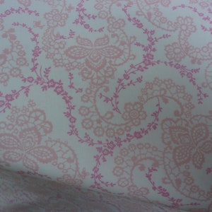 Rachel Ashwell Shabby Chic Floral Stitch Cotton Fabric - 108&quot; Wide