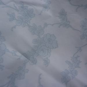 Rachel Ashwell Shabby Chic Farmouse Cottage Chic  Rose Vine Blue/White 54&quot; wide BTY Cotton Poplin