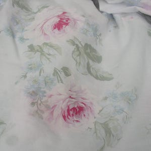 Rachel Ashwell Shabby Chic Boutique RARE Jubilee IVORY 100% Cotton Poplin - Bedding -Remnant 1 Yd. x54