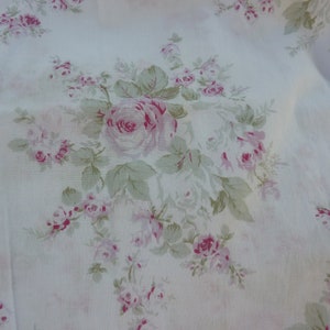 Rachel Ashwell Shabby Chic Boutique Roseblossom BLUE Voile/Lawn - 54" W- 100% Cotton  1 yd.