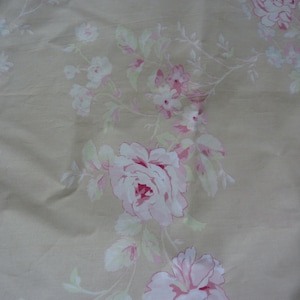 Rachel Ashwell Shabby Chic Boutique RARE Vintage Rose Raspberry on Cocoa 54&quot; wide BTY-Antique French Roses Appeal
