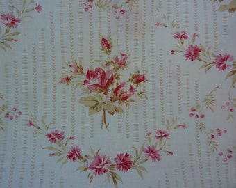 American Folk and Fabric Wellington Roses  Vintage Appeal 58" wide BTY