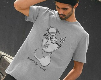 T-shirt époustouflant : t-shirt en coton biologique avec graphisme spatial