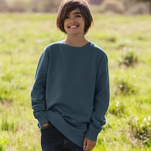 Plain Kids Organic Cotton Jumper, Sweatshirt