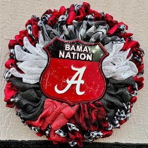 Alabama Crimson Tide Kranz: Bama Nation Wanddekoration