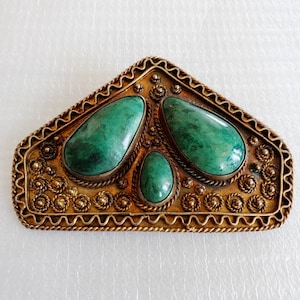 Vintage Yemeni Eilat 935 Brooch / Pendant