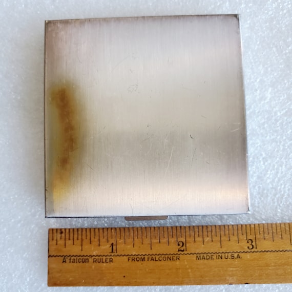 J.V. Pilcher Powder Compact With Mirror, Unused N… - image 9